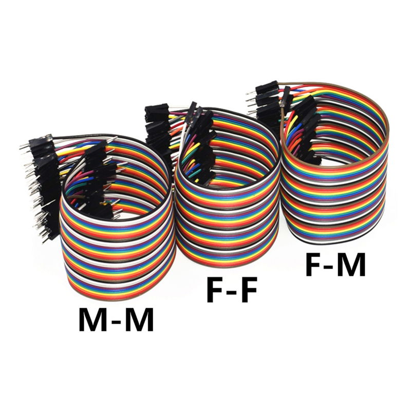 سیم جامپر MM نر به نر بسته 40 رشته 20cm