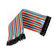 سیم جامپر FF نر به نر بسته 40 رشته 20cm