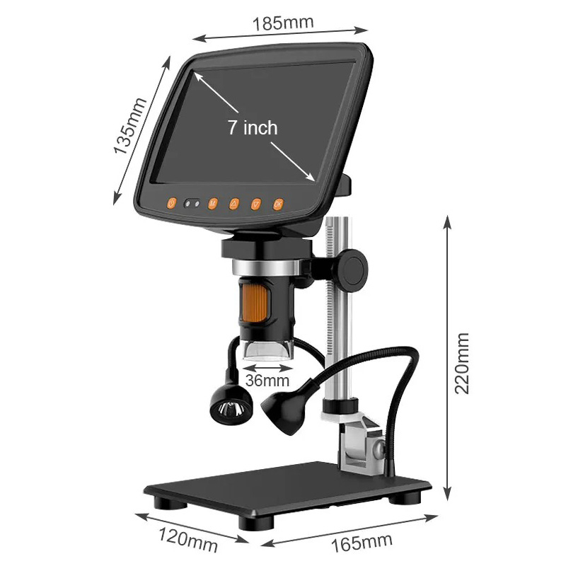 میکروسکوپ دیجیتال مدل MS1 با نمایشگر 7 اینچ و بزرگنمایی 1500X