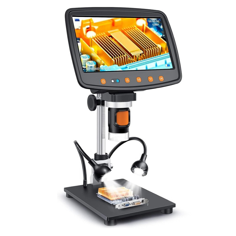 میکروسکوپ دیجیتال مدل MS1 با نمایشگر 7 اینچ و بزرگنمایی 1500X