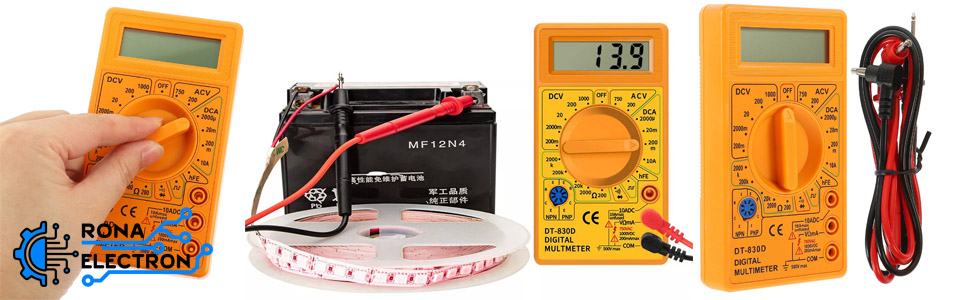 مولتی متر دیجیتالی DT-830D