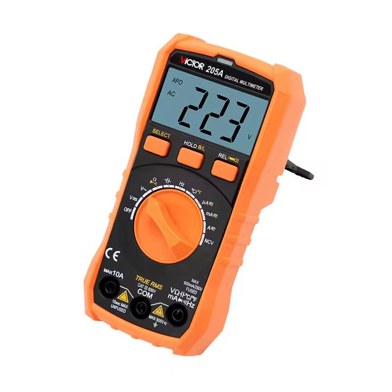 مولتی متر اتورنج دیجیتالی VICTOR VC205A
