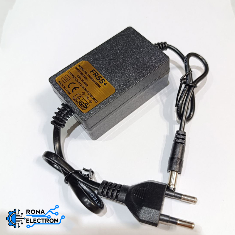 آداپتور 12 ولت 2 آمپر بین راهی 12V-2A استاندارد