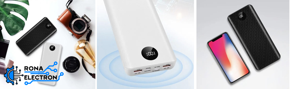 کیس پاوربانک 12000mAh فست شارژ دارای نمایشگر دیجیتال مدل X8