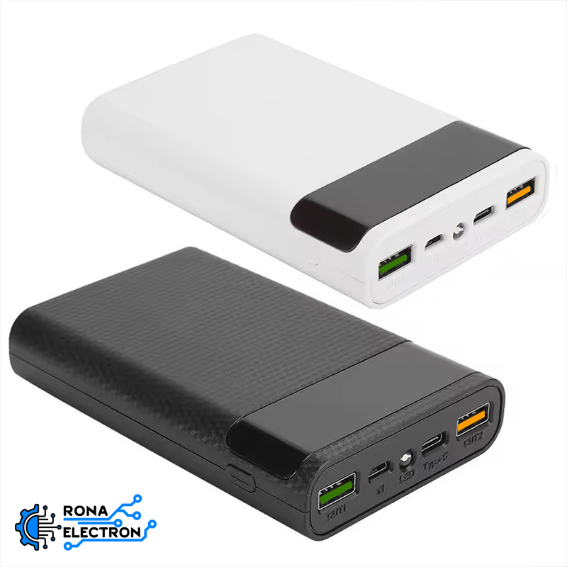 کیس پاوربانک 15000mAh فست شارژ دارای نمایشگر دیجیتال مدل KA4