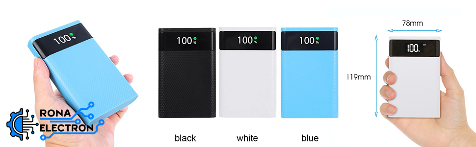 کیس پاوربانک 15000mAh فست شارژ دارای نمایشگر دیجیتال مدل KA4