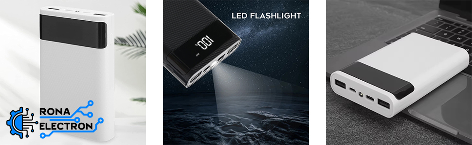 کیس پاوربانک 15000mAh فست شارژ دارای نمایشگر دیجیتال مدل KA4