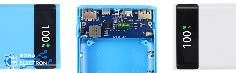کیس پاوربانک 15000mAh فست شارژ دارای نمایشگر دیجیتال مدل KA4