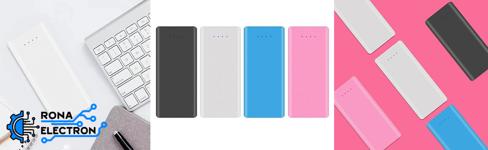 کیس پاوربانک 20000mAh دو خروجی USB دارای نمایشگر دیجیتال مدل W8