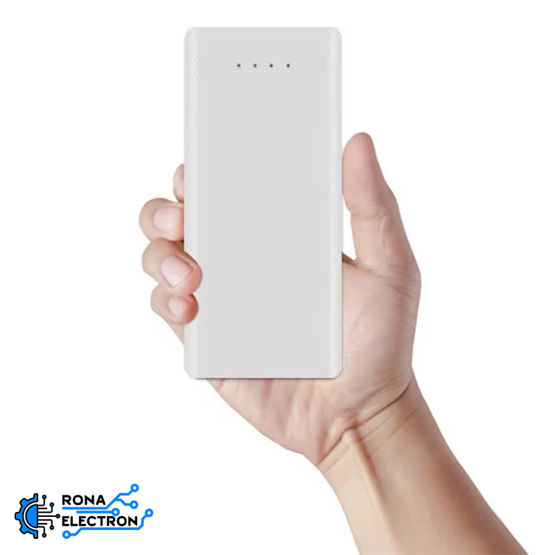 کیس پاوربانک 20000mAh دو خروجی USB دارای نمایشگر دیجیتال مدل W8