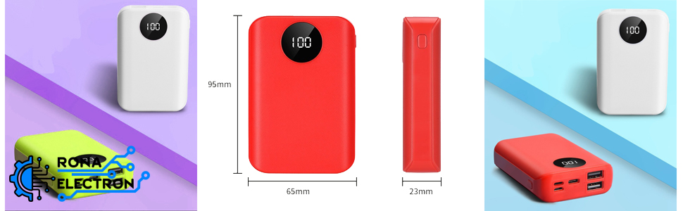 کیس پاوربانک 6000mAh دو خروجی USB دارای نمایشگر دیجیتال مدل X3