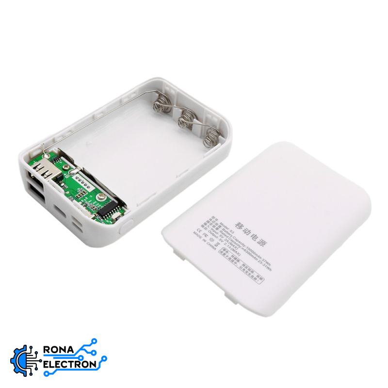 کیس پاوربانک 6000mAh دو خروجی USB دارای نمایشگر دیجیتال مدل X3