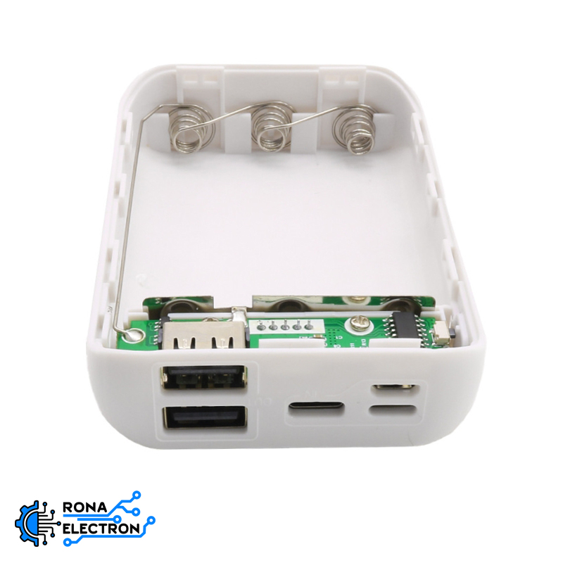 کیس پاوربانک 6000mAh دو خروجی USB دارای نمایشگر دیجیتال مدل X3