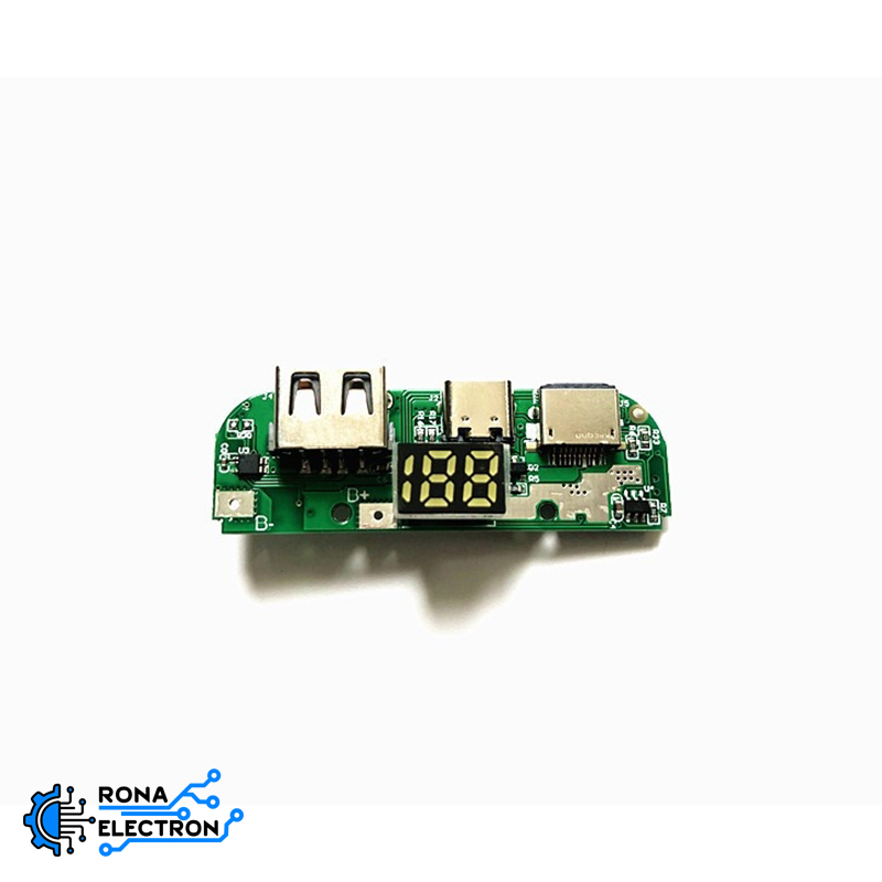 کیس پاوربانک 6000mAh دو خروجی USB دارای نمایشگر دیجیتال مدل X3