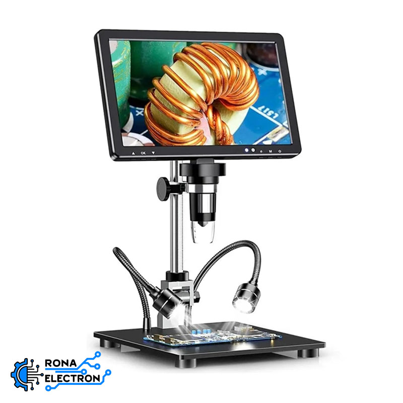 میکروسکوپ دیجیتال مدل DM12 با نمایشگر 10.1 اینچ و بزرگنمایی 2000X